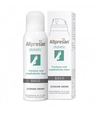 Allpresan diabetic Fuß-Schaum-Creme Basis 125 ml