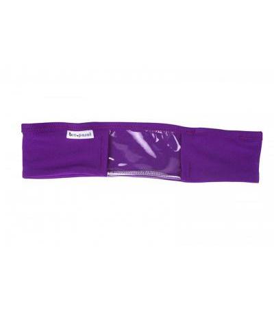 Bauchband mit Sichtfenster lila 55-59 cm