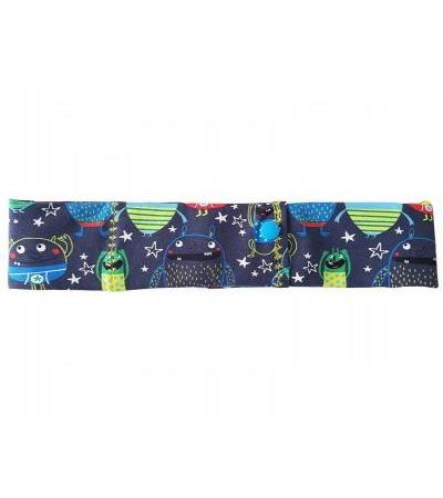 Bauchgurt für Kinder blau Monster XS