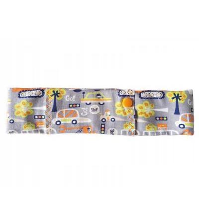 Bauchgurt für Kinder grau Auto XL