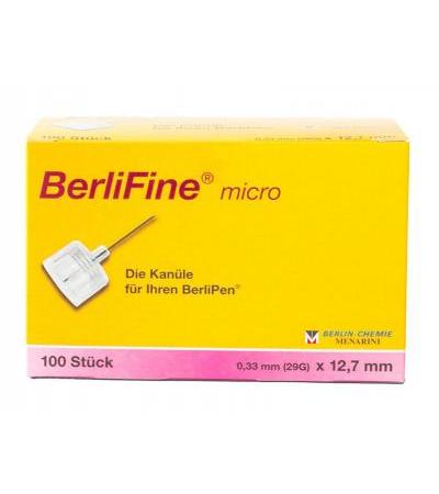 BerliFine micro Kanülen 12,7 x 0,33mm 100 Stück