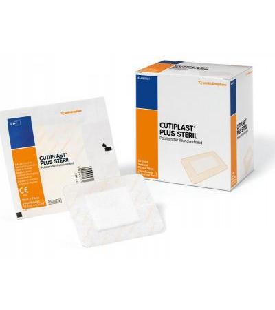 Cutiplast plus steril 7 cm x 5 cm 5 Stück