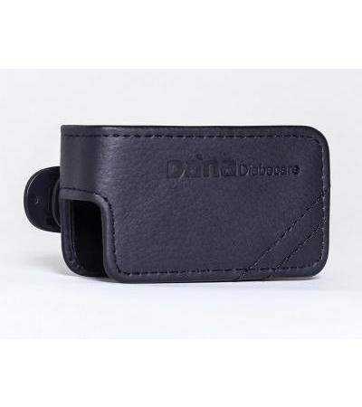 DANA Lederklemmtasche schwarz