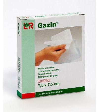 Gazin Mullkompresse steril 7,5 x 7,5 cm 10 Stück