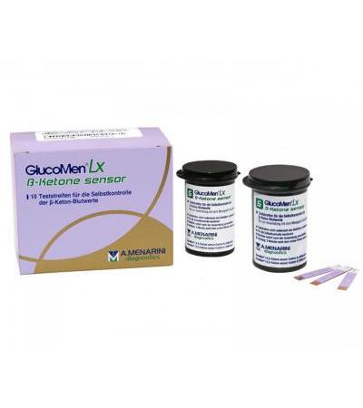 GlucoMen LX ß-Ketone Sensor Teststreifen 10 Stück (2x5 St.)