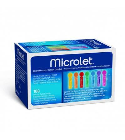 Microlet Lanzetten bunt 100 Stück