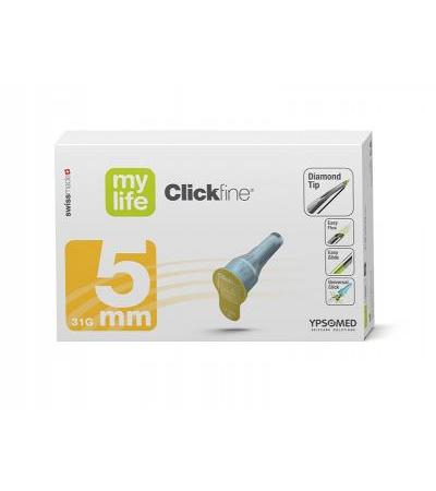mylife Clickfine 5mm x 31G mit DiamondTip 100 Stück