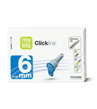 mylife Clickfine 6mm x 31G mit DiamondTip 100 Stück