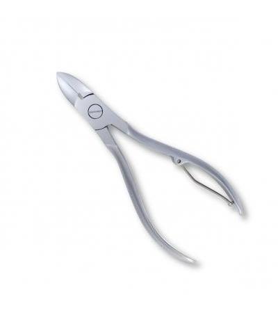 Nagelzange, mattverchromt, mit abgerundeter Spitze aus der Serie Diabetic-Special