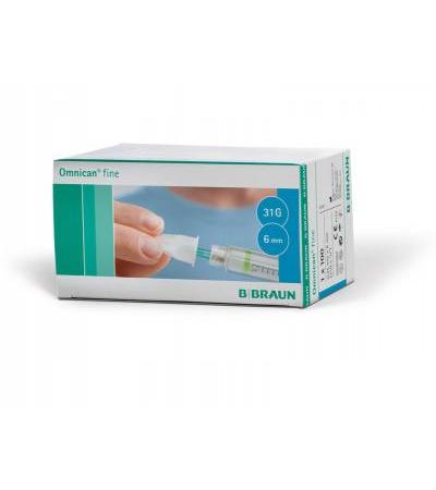 Omnican fine Penkanülen 31G 6mm x 0,25mm 100 Stück