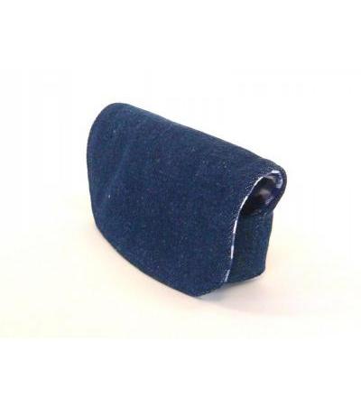 Pumpentasche Jeans / kariert
