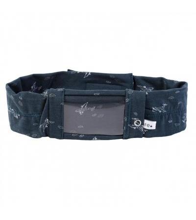 Sportband mit Fenster Flugzeuge petrol 55-59 cm