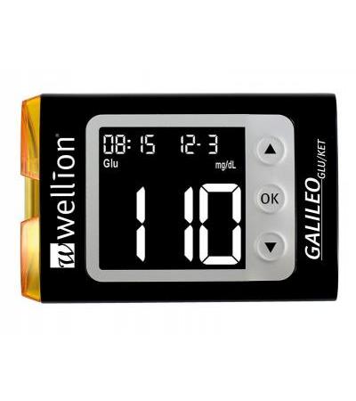 Wellion Galileo GLU/KET Set mmol/L schwarz